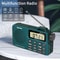 EchoLite Portable AMFM Bluetooth Radio With Bass Speaker Recording 1