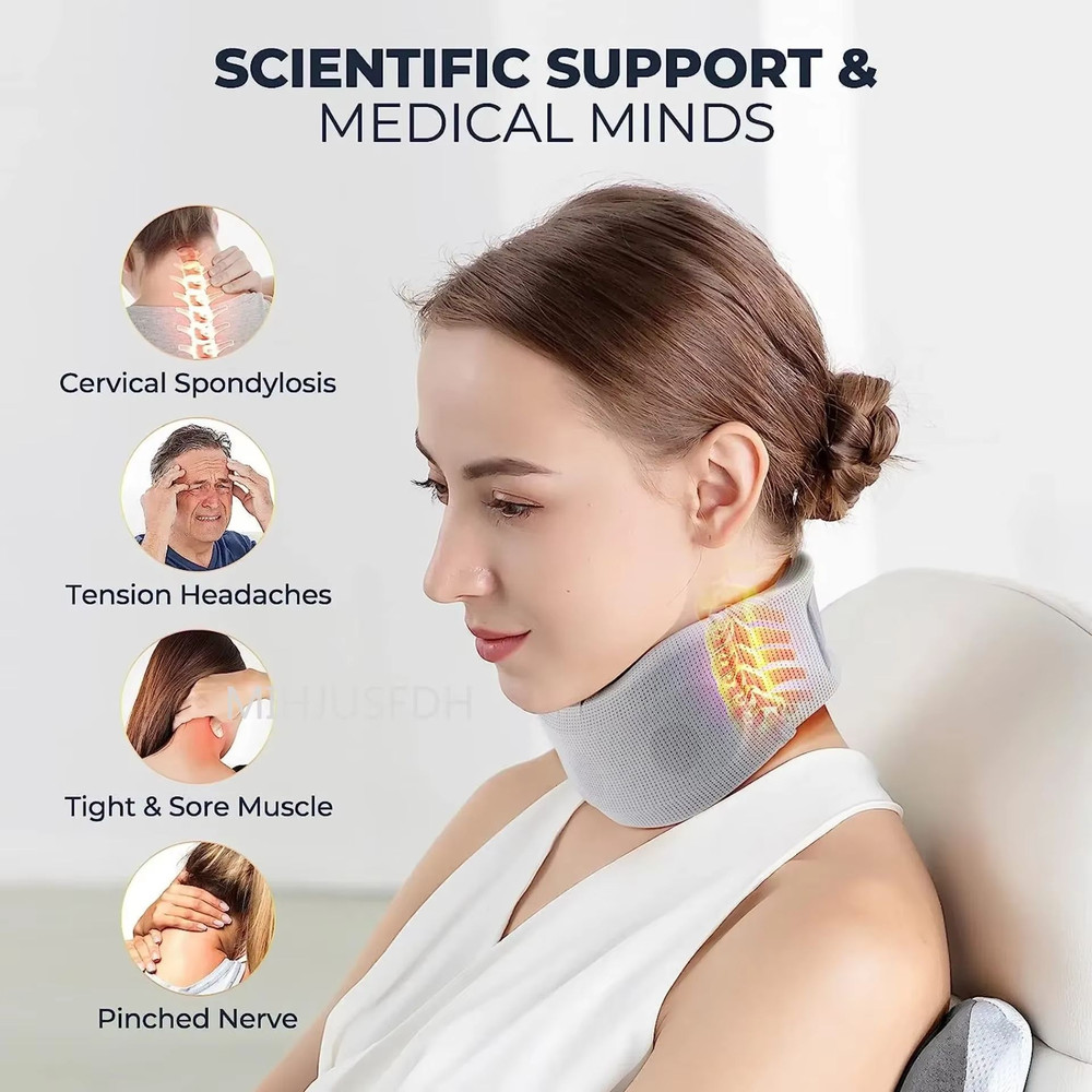 AirEase Adjustable Cervical Travel Pillow With Soft Foam Support 3