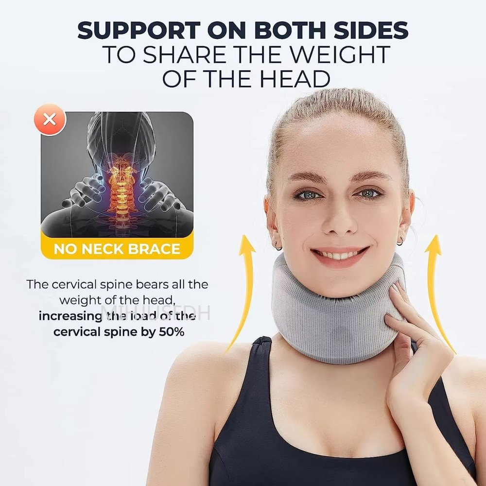 AirEase Adjustable Cervical Travel Pillow With Soft Foam Support 4