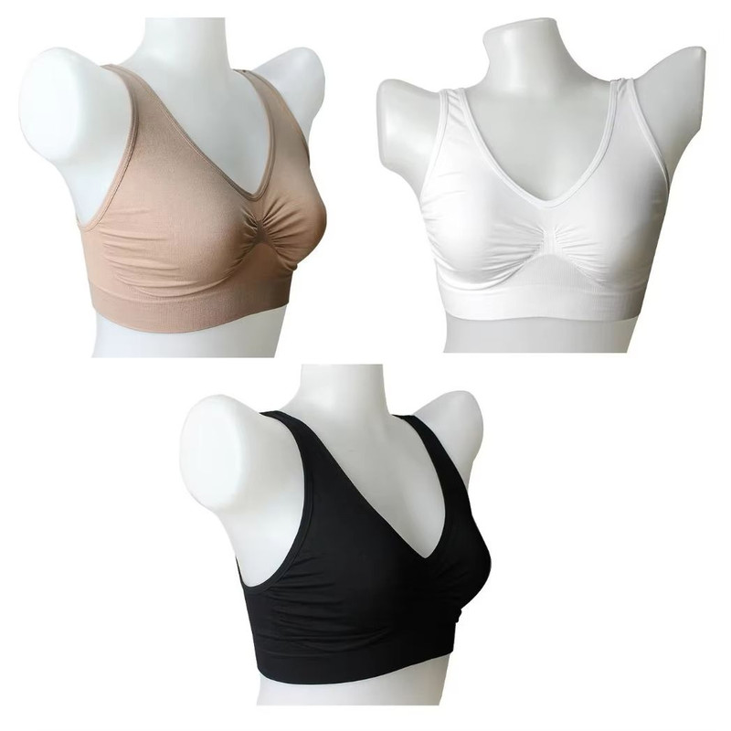 FlexFit Seamless Wireless Bralette  Plus Size PushUp And UltraComfortable 1