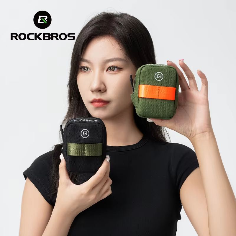 ROCKBROS Mini Bicycle Tail Bag  Lightweight Under Seat Bike Storage For Tools  Essentials 3