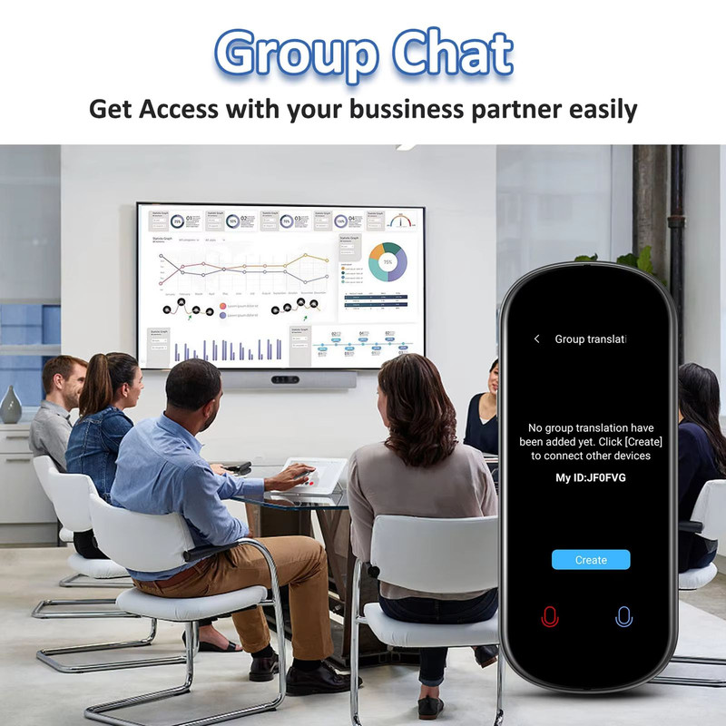 Z2 Instant AI Voice Translator  RealTime Portable Language Translator With 31 Touchscreen Photo  Re 3