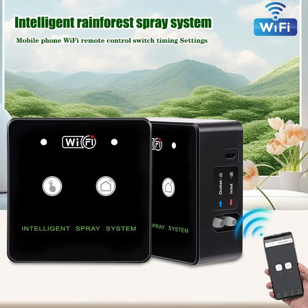 WiFiControlled Rainforest Misting System Smart Automatic Reptile Sprayer Humidifier With Timer Fu 2