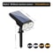 Upgraded Solar Landscape Spotlights Waterproof RGB Warm White Lights For Outdoor Driveway And Gar