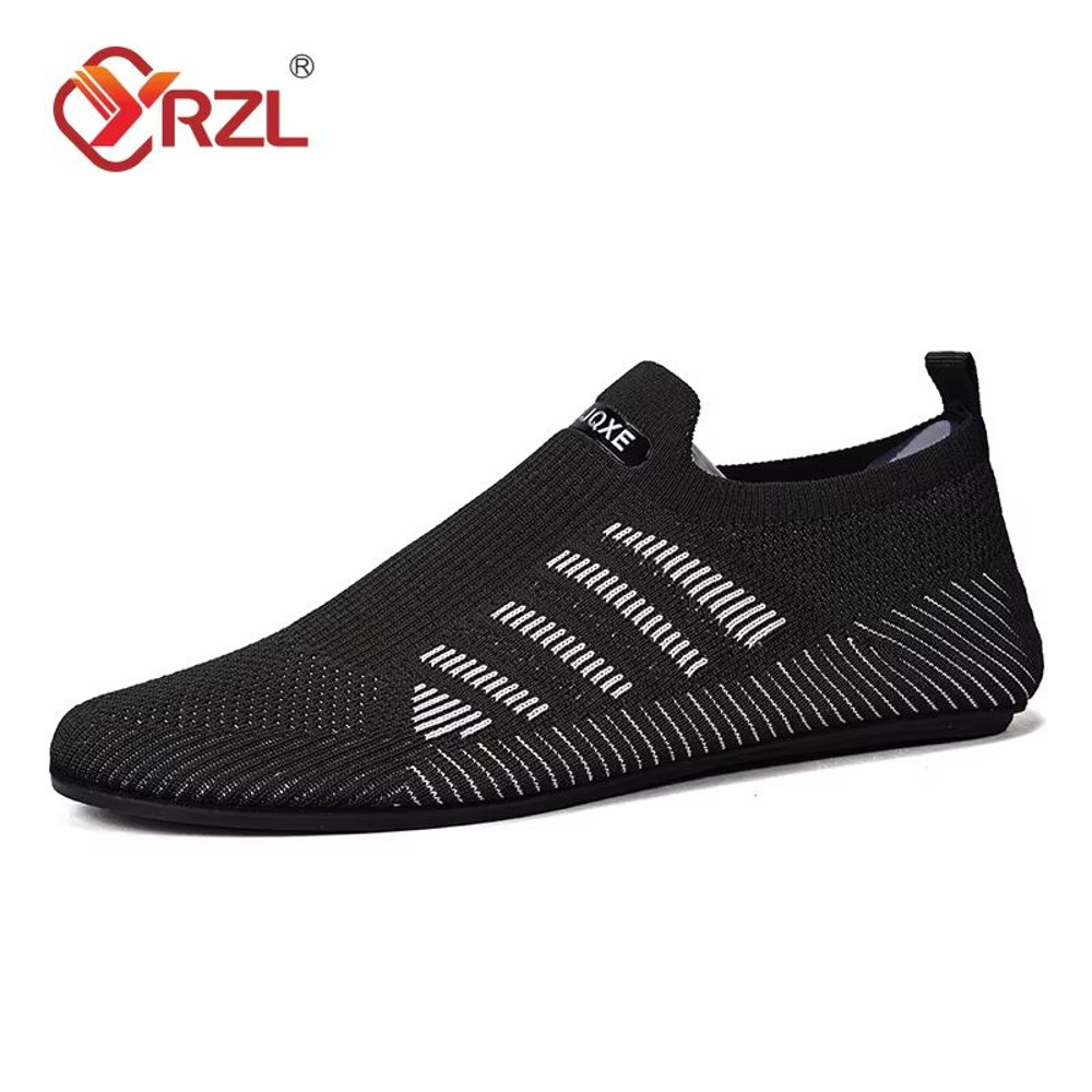 YRZL Mens Breathable Mesh Loafers  Lightweight SlipOn Driving Shoes For Summer 6