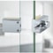 NoDrill Glass Door Floor Latch Lock Zinc Alloy Ground Bolt For Bathroom Toilet Shop Or Home Use 0