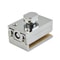 NoDrill Glass Door Floor Latch Lock Zinc Alloy Ground Bolt For Bathroom Toilet Shop Or Home Use 4