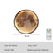 LunarGlow Rechargeable Moon Wall Lamp Remote Touch Dimming Moon Light 5