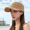 EcoBreezy Straw Baseball Cap Lightweight Breathable Straw Baseball Cap With Adjustable Fit For Sun 1