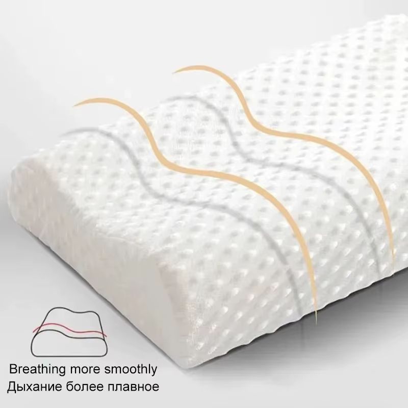 ErgoCloud Contour Memory Foam Pillow For Side Sleepers  Neck Pain Relief 4