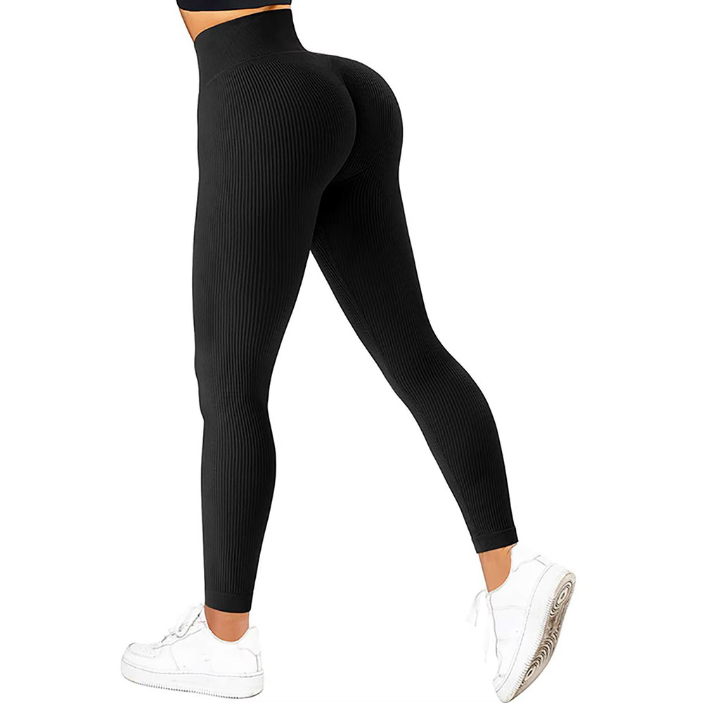 ElevateFlex High Waist Ribbed Leggings  Seamless Activewear For Yoga Fitness  Everyday Wear 7