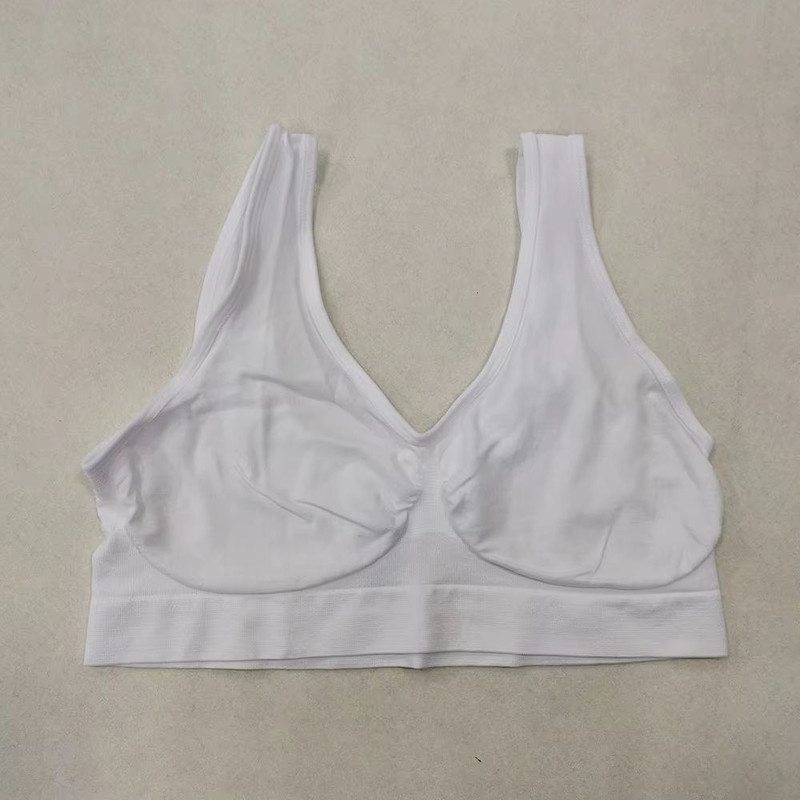 Women Seamless Sleep Bra Wireless Sports Yoga Bralette Plus Size No Padding 14