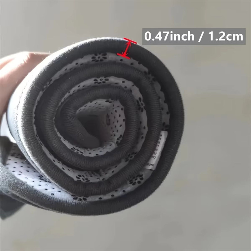 Thickened Bathroom Floor Mat Non Slip Absorbent Flannel Toilet And Shower Rug 5