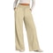 Womens Summer Casual Jumpsuit Tie Waist Loose Wide Leg Stretchy Pants 9