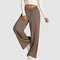 Womens Summer Casual Jumpsuit Tie Waist Loose Wide Leg Stretchy Pants 1