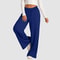 Womens Summer Casual Jumpsuit Tie Waist Loose Wide Leg Stretchy Pants 4