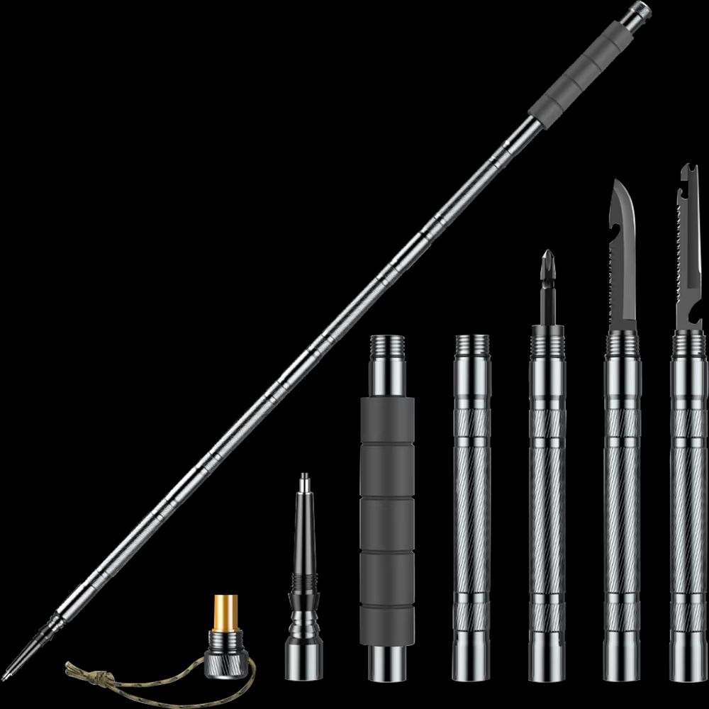 Ultralight Collapsible Trekking Poles Adjustable Hiking Climbing Sticks 6