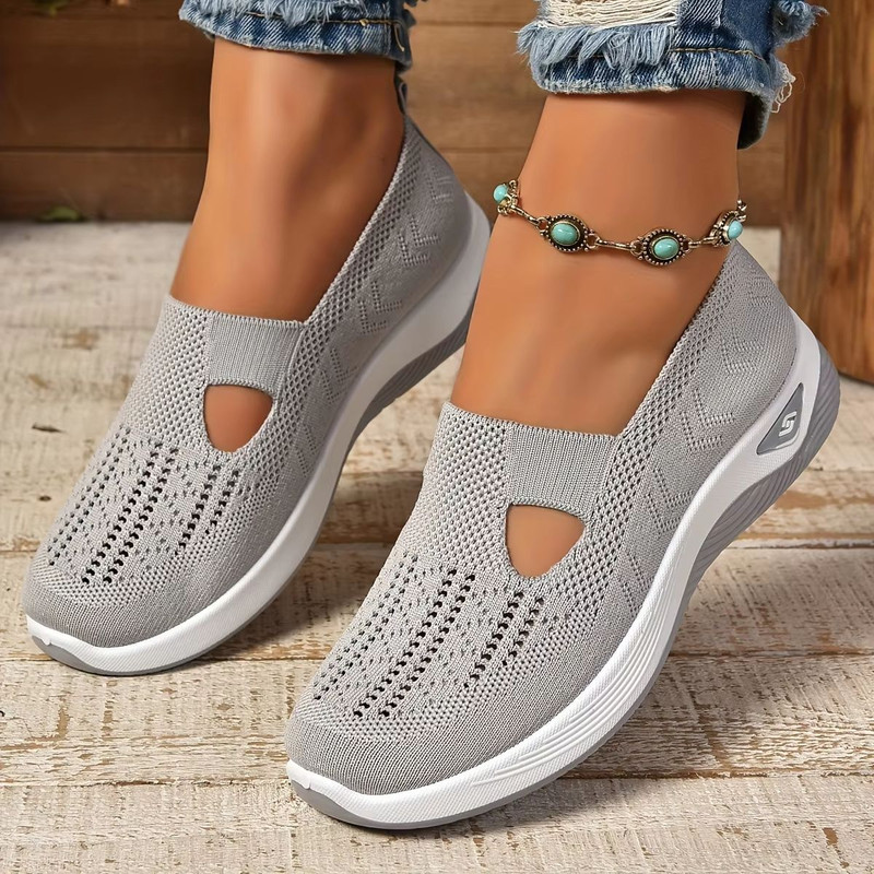BreathEasy Mesh Flats  Lightweight SlipOn Casual Shoes For Women 13