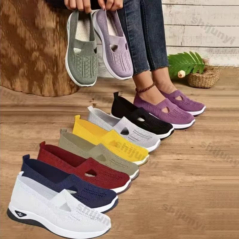 BreathEasy Mesh Flats  Lightweight SlipOn Casual Shoes For Women 5