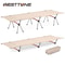 WESTTUNE Ultralight Camping Cot With Leg Extenders Foldable Aluminum Travel Bed 0
