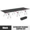 WESTTUNE Ultralight Camping Cot With Leg Extenders  Foldable Aluminum Travel Bed 6