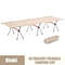 WESTTUNE Ultralight Camping Cot With Leg Extenders  Foldable Aluminum Travel Bed 7