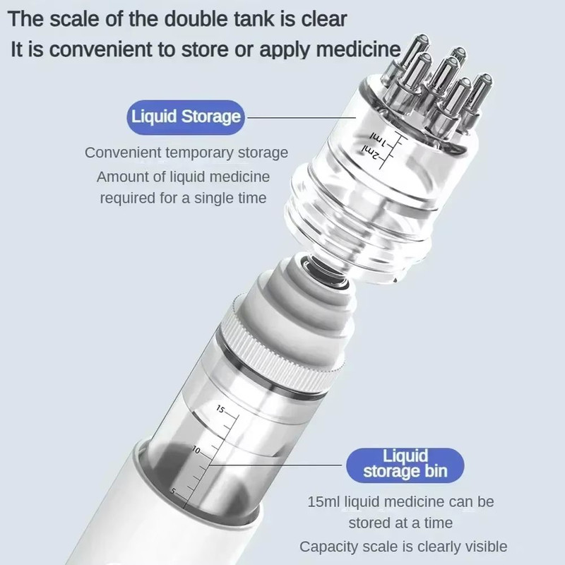 Portable Scalp Applicator  Mini Massager Comb  Essential Oil Liquid Dispenser For Hair Loss  Scalp  3