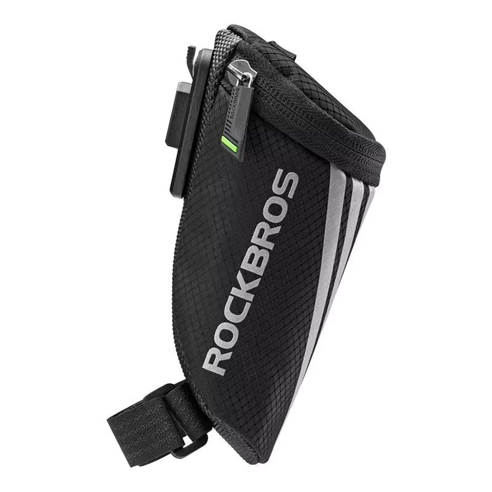 ROCKBROS Reflective Bike Saddle Bag  Portable Nylon Tail Bag For MTB  Road Cycling 7