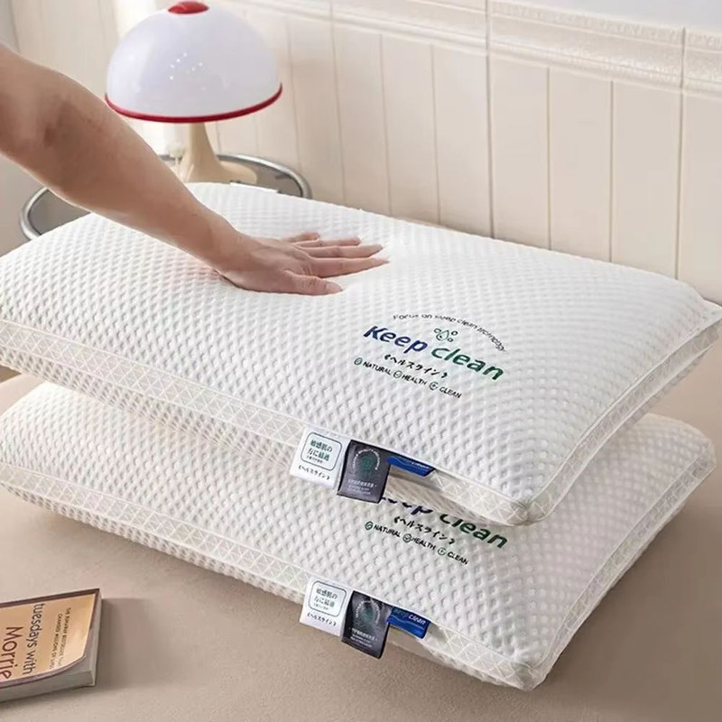 ZT1 3D Soft Neck Support Pillow  High Elastic AntiCollapse Single Sleep Aid For Home  Hotel Use 3