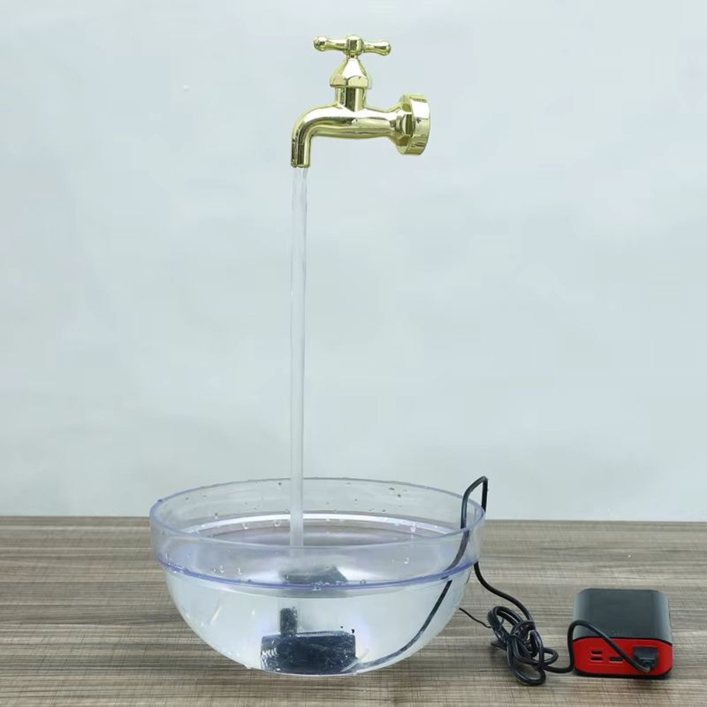 Floating Watering Can Fountain  Magical Garden Decor With Flowing Spout Effect 8