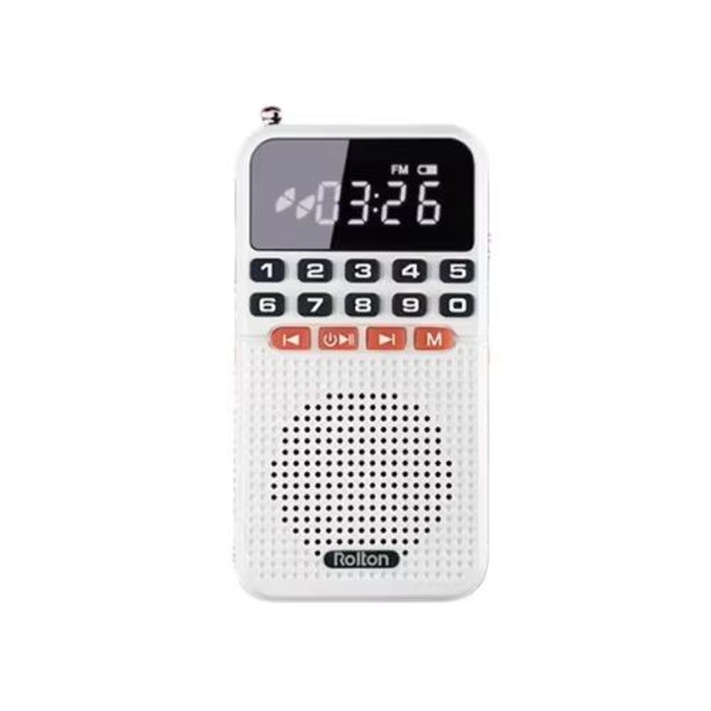 Mini Bluetooth Pocket Radio  Portable FM Receiver  Music Player With Flashlight 7