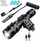 LED Tactical Flashlight With Gun Mount USB Rechargeable Waterproof Hunting Torch 11