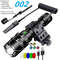 LED Tactical Flashlight With Gun Mount  USB Rechargeable Waterproof Hunting Torch 12