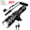 LED Tactical Flashlight With Gun Mount USB Rechargeable Waterproof Hunting Torch 8