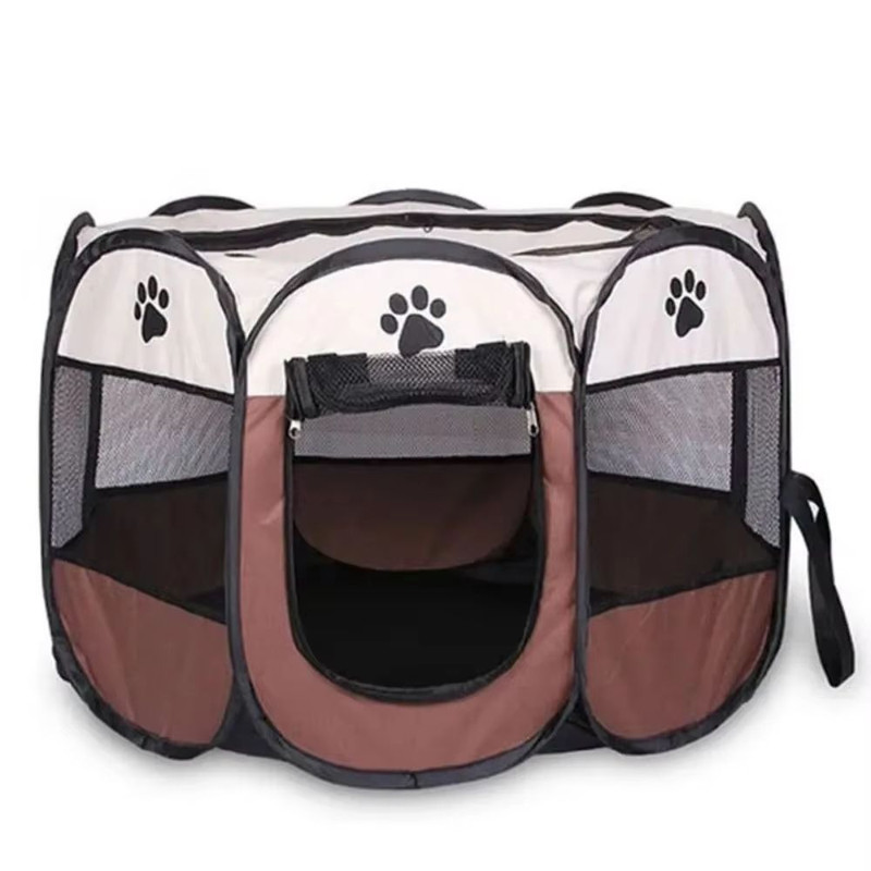 Foldable Pet Playpen  Portable Octagon Kennel For Dogs Cats  Small Animals 6