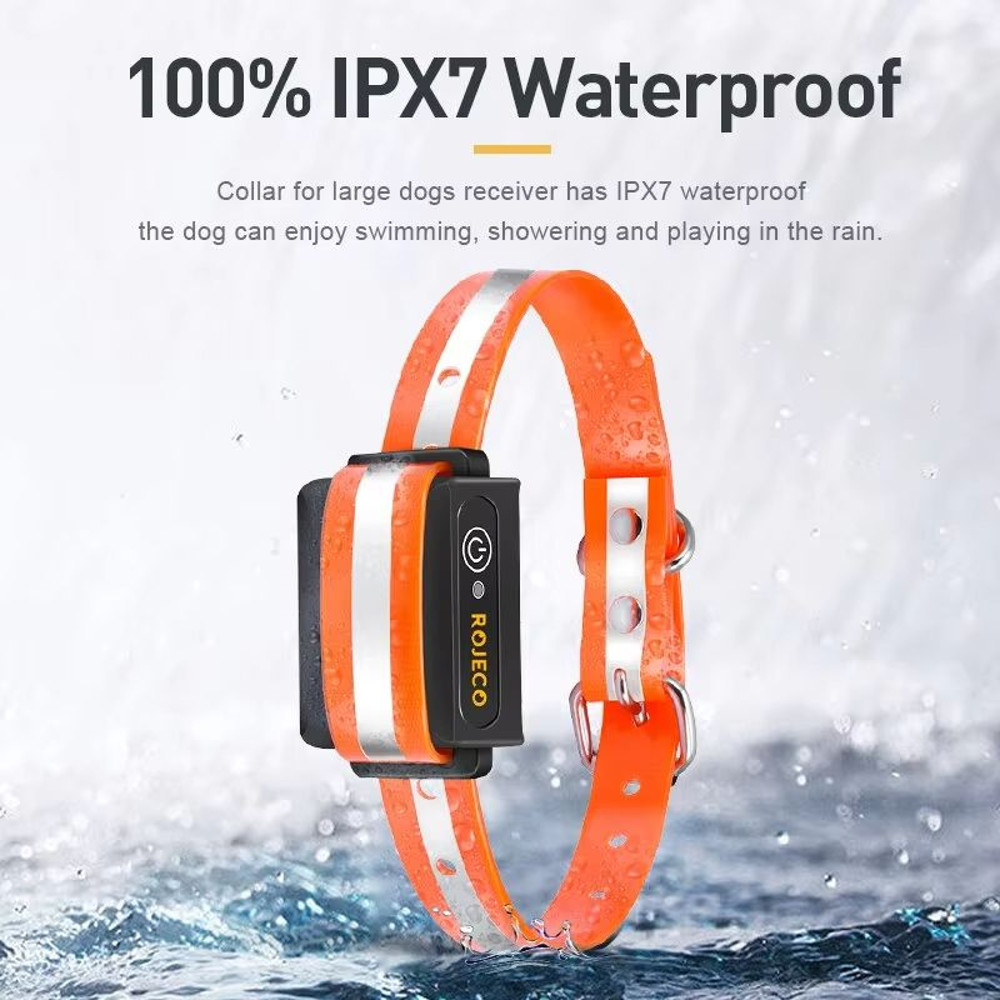 ROJECO 1000m Dog Training Collar  Rechargeable Remote Control Bark  Behavior Correction Collar 4