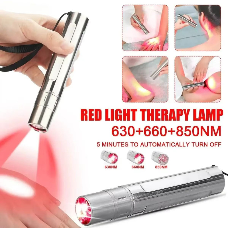 Portable Red Light Therapy Wand  5 Wavelength Skin Rejuvenation  Pain Relief Device 1