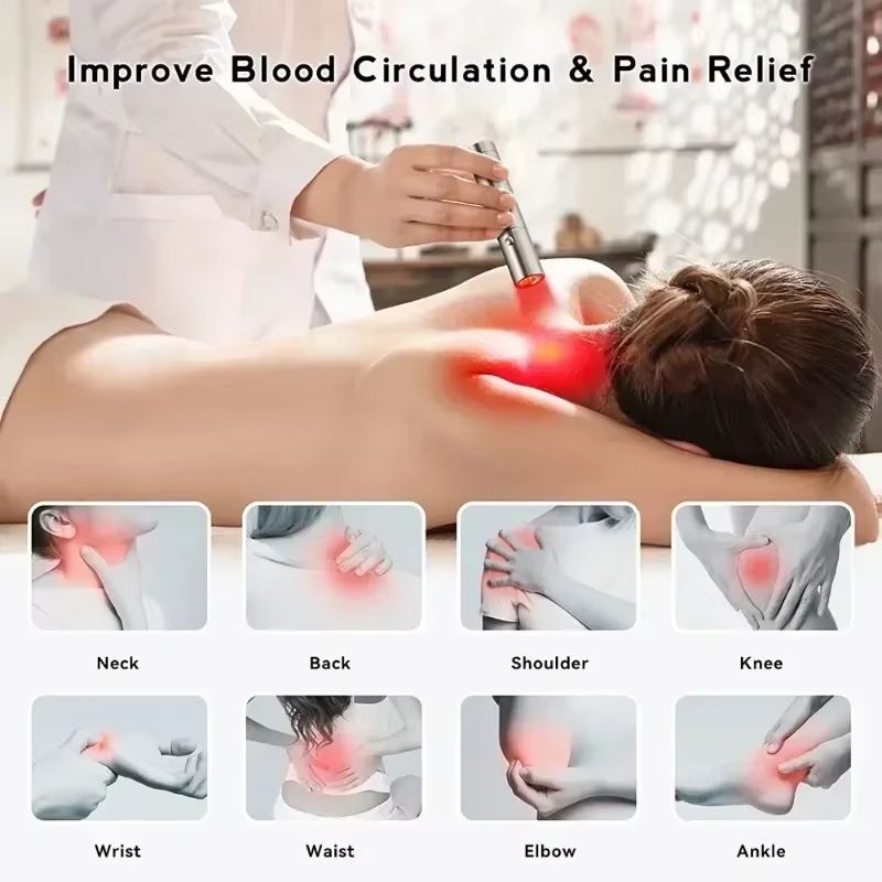 Portable Red Light Therapy Wand  5 Wavelength Skin Rejuvenation  Pain Relief Device 2