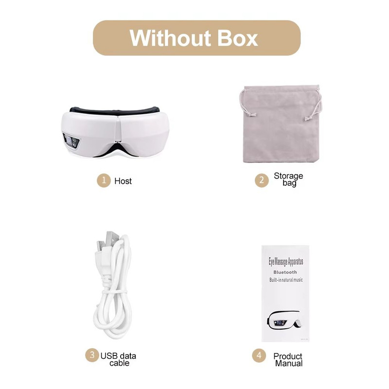 Smart Vibration Eye Massager With Heat Airbag Compression For Dark Circles And Eye Fatigue Relief 7