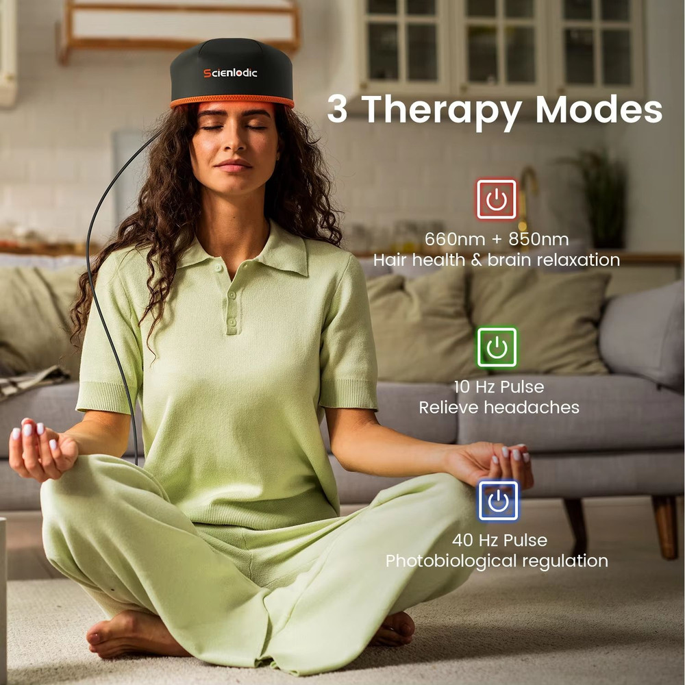 Red Light Therapy Hair Growth Cap 660nm LED Haircare Device To Stimulate Follicles And Promote Thi 1