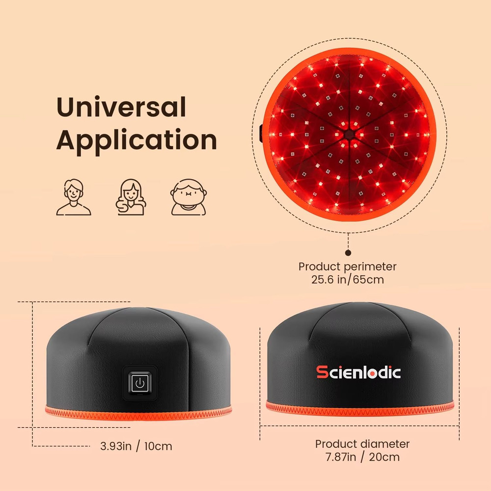 Red Light Therapy Hair Growth Cap 660nm LED Haircare Device To Stimulate Follicles And Promote Thi 5