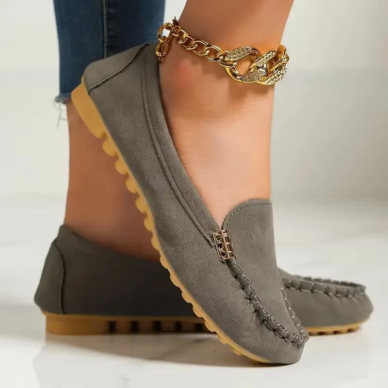 Women Casual Flat Loafers Non Slip Soft Denim Slip On Shoes Spring Autumn 2024 5