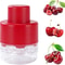 Cherry And Olive Pitter Tool Handheld Seed Remover And Fruit Corer For Kitchen Prep 6