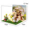 DIY Wooden Mini Dollhouse Kit  3D Puzzle Toy With Furniture For Adults  Kids Room Decor 12