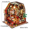 DIY Wooden Mini Dollhouse Kit 3D Puzzle Toy With Furniture For Adults Kids Room Decor 5