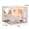 DIY Wooden Mini Dollhouse Kit 3D Puzzle Toy With Furniture For Adults Kids Room Decor 9