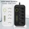 Multifunction Brasil Plug Power Strip With USB TypeC Extension Cord With AC Outlets Network Adapt 1