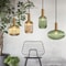 Retro Glass Pendant Light Colorful E27 LED Hanging Lamp For Dining Room Living Room Or Bedside 1