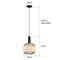 Retro Glass Pendant Light Colorful E27 LED Hanging Lamp For Dining Room Living Room Or Bedside 7