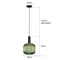 Retro Glass Pendant Light Colorful E27 LED Hanging Lamp For Dining Room Living Room Or Bedside 13